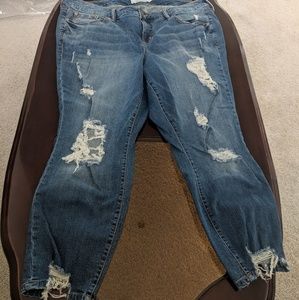 Torrid Distressed Skinny Jeans